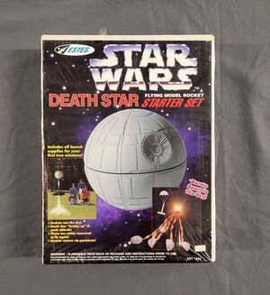1997 Estes Star Wars Death Star Model   Rocket-New In Box